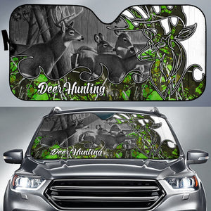 Deer Hunting Muddy Girl Toxic Car Auto Sun Shades Custom 1 210501 - YourCarButBetter