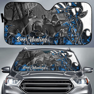 Deer Hunting Muddy Girl Undertow Car Auto Sun Shades Custom 1 210501 - YourCarButBetter