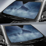 Deer Snowfall Winter Peak Hd Car Sun Shade 172609 - YourCarButBetter