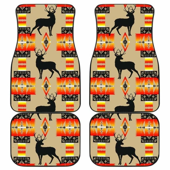 Deer Tan Car Floor Mats 161012 - YourCarButBetter