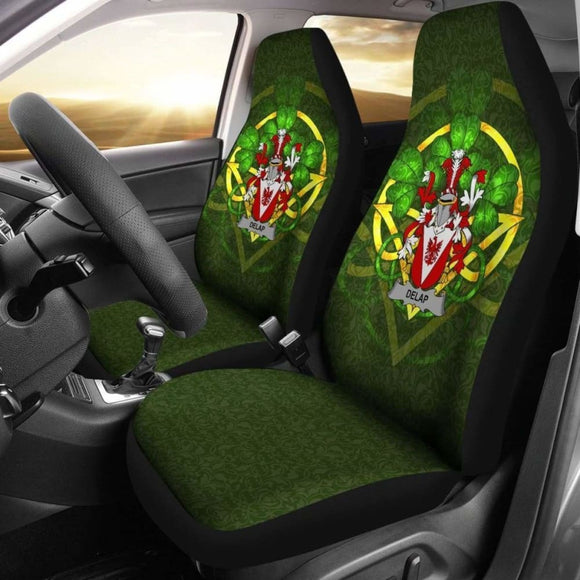 Delap Ireland Car Seat Cover Celtic Shamrock (Set Of Two) 154230 - YourCarButBetter