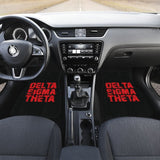 Delta Sigma Theta Grunge Style Car Floor Mats 211706 - YourCarButBetter