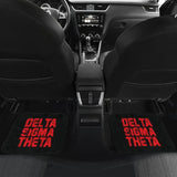 Delta Sigma Theta Grunge Style Car Floor Mats 211706 - YourCarButBetter