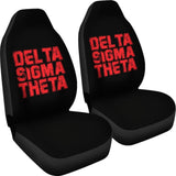 Delta Sigma Theta Grunge Style Car Seat Covers 211706 - YourCarButBetter