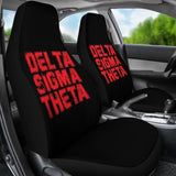 Delta Sigma Theta Grunge Style Car Seat Covers 211706 - YourCarButBetter