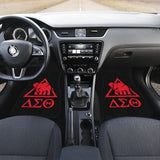 Delta Sigma Theta Sorority Black Red Amazing Car Floor Mats 211606 - YourCarButBetter