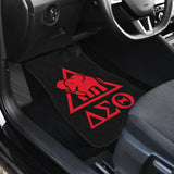 Delta Sigma Theta Sorority Black Red Amazing Car Floor Mats 211606 - YourCarButBetter