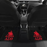 Delta Sigma Theta Sorority Black Red Amazing Car Floor Mats 211606 - YourCarButBetter