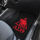 Delta Sigma Theta Sorority Black Red Amazing Car Floor Mats 211606 - YourCarButBetter