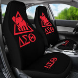 Delta Sigma Theta Sorority Black Red Amazing Car Seat Covers 211606 - YourCarButBetter