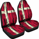 Denmark Grunge Flag Car Seat Cover 1 232125 - YourCarButBetter