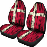 Denmark Grunge Flag Car Seat Cover 1 232125 - YourCarButBetter