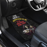 Devil Whispered I’M Coming For You Fishing Car Floor Mats 182417 - YourCarButBetter