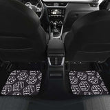 Dice Pattern Print Design 01 Front And Back Car Mats 153908 - YourCarButBetter