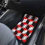 Dice Pattern Print Design 02 Front And Back Car Mats 153908 - YourCarButBetter