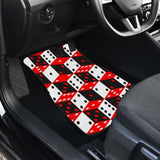 Dice Pattern Print Design 02 Front And Back Car Mats 153908 - YourCarButBetter