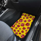 Dice Pattern Print Design 04 Front And Back Car Mats 153908 - YourCarButBetter