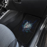 Digital Blue Indian Wolf Spirit Car Floor Mats 212801 - YourCarButBetter