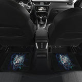 Digital Blue Indian Wolf Spirit Car Floor Mats 212801 - YourCarButBetter