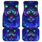 Digital Galaxy Tiger Face Car Floor Mats 212703 - YourCarButBetter