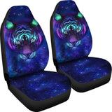 Digital Galaxy Tiger Face Car Seat Covers 212703 - YourCarButBetter