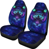 Digital Galaxy Tiger Face Car Seat Covers 212703 - YourCarButBetter