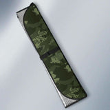 Digital Green Camo Camouflage Pattern Car Auto Sun Shades 172609 - YourCarButBetter