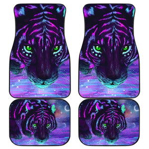 Digital Magical River Tiger Face Car Floor Mats 212703 - YourCarButBetter