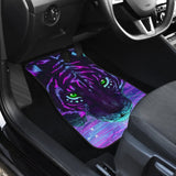 Digital Magical River Tiger Face Car Floor Mats 212703 - YourCarButBetter