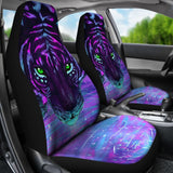Digital Magical River Tiger Face Car Seat Covers 212703 - YourCarButBetter
