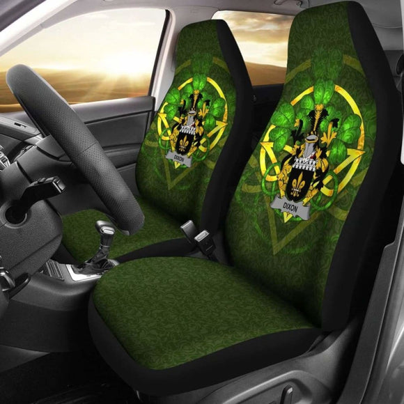 Dixon Ireland Car Seat Cover Celtic Shamrock (Set Of Two) 154230 - YourCarButBetter