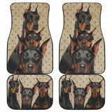 Doberman Car Floor Mats Funny For Doberman Dog Lover 174914 - YourCarButBetter