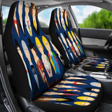 Doctor Who Characters Shades Car Seat Covers 094201 - YourCarButBetter