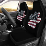 Dog Paw Flag Car Seat Covers Awesome 161012 - YourCarButBetter