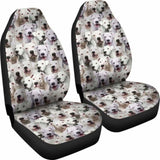 Dogo Argentino Full Face Car Seat Covers 090629 - YourCarButBetter