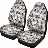 Dogo Argentino Full Face Car Seat Covers 090629 - YourCarButBetter