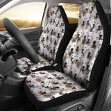 Dogo Argentino Full Face Car Seat Covers 090629 - YourCarButBetter