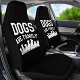 Dogs Are Family Car Seat Covers 112428 - YourCarButBetter