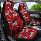 Dogs Red Car Seat Covers 112428 - YourCarButBetter