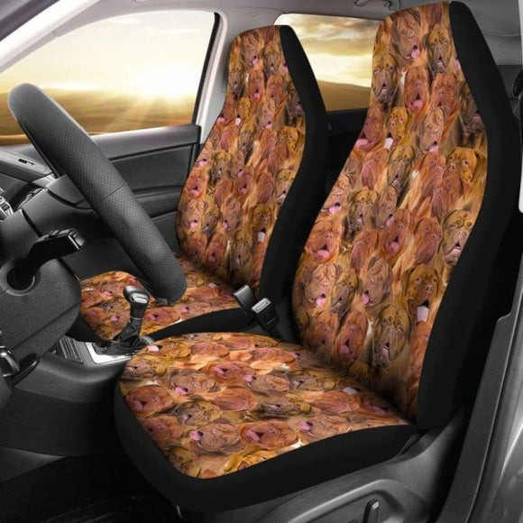 Dogue De Bordeaux Full Face Car Seat Covers 090629 - YourCarButBetter