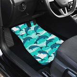 Dolphin Sea Pattern Front And Back Car Mats 181703 - YourCarButBetter