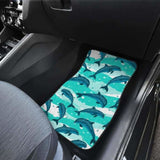 Dolphin Sea Pattern Front And Back Car Mats 181703 - YourCarButBetter