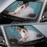 Domestic Dog Cairn Terrier Fluffy Dog 4K Car Sun Shade 104020 - YourCarButBetter