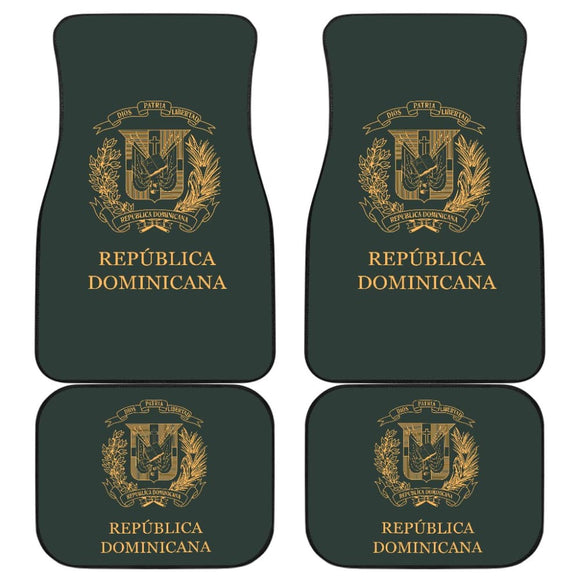 Dominican Republic Passport Car Floor Mats 212004 - YourCarButBetter