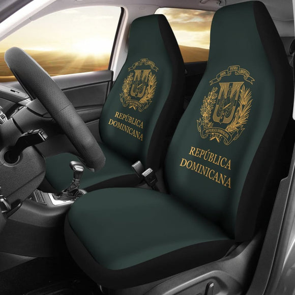 Dominican Republic Passport Car Seat Covers 212004 - YourCarButBetter