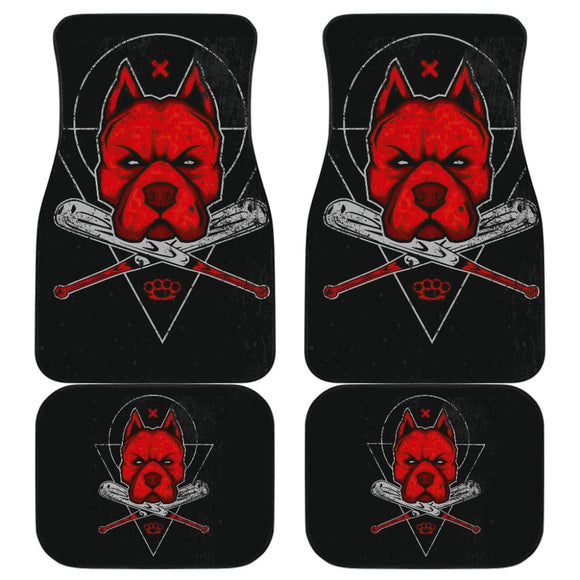 Don’t Bully My Breed Pitbull Car Floor Mats 212501 - YourCarButBetter