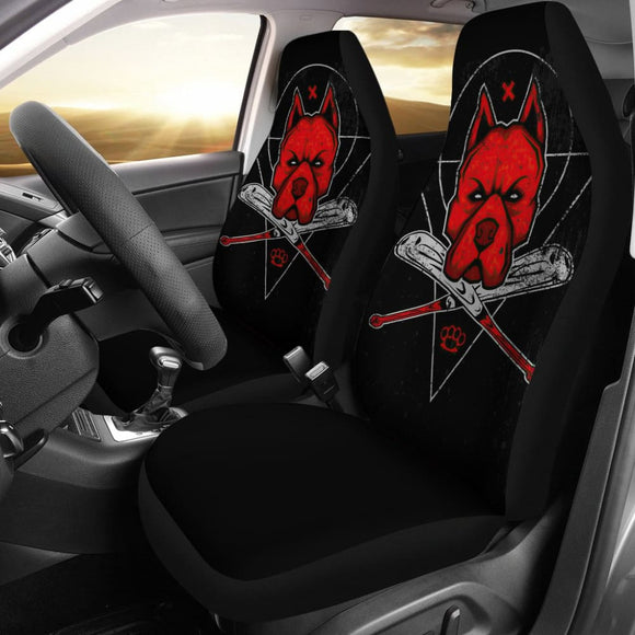 Don’t Bully My Breed Pitbull Car Seat Covers 212501 - YourCarButBetter