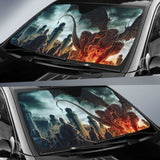 Dragon Attack Art Sun Shade amazing best gift ideas 172609 - YourCarButBetter