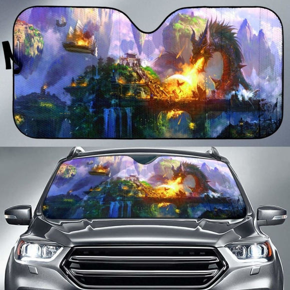 Dragon Attack Sun Shade amazing best gift ideas 172609 - YourCarButBetter