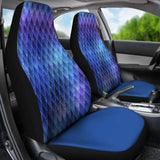 Dragon Car Seat Covers Blue Custom Print 103709 - YourCarButBetter